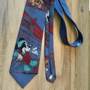 Disney Mickey Mouse Cafe Vintage Tie